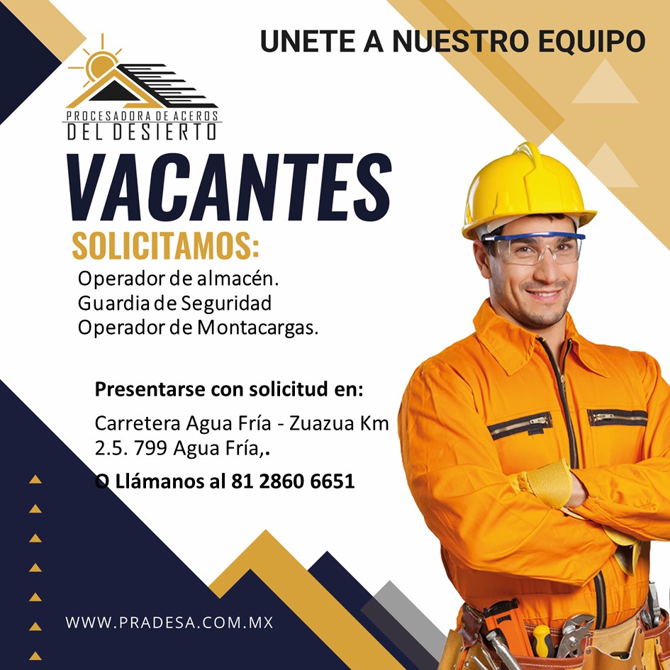 Vacantes Pradesa Apodaca